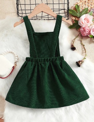 Rochie Shein Kids, verde inchis