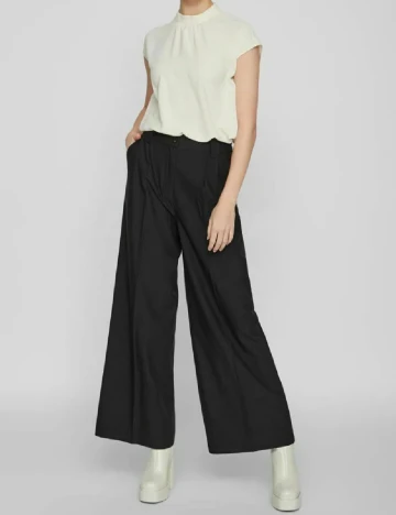 Pantaloni Vila, negru Negru