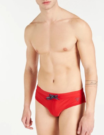 
						Slip de baie Guess, rosu