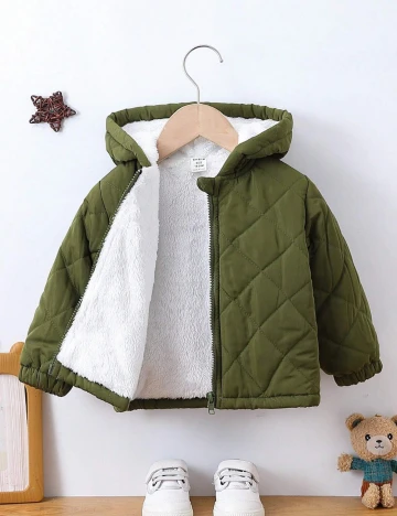 Geaca Shein Kids, verde Verde