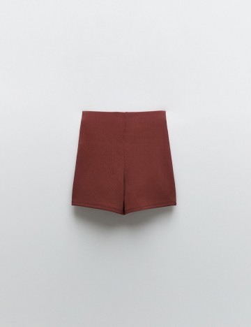 Pantaloni scurti Zara, roz pudra, M