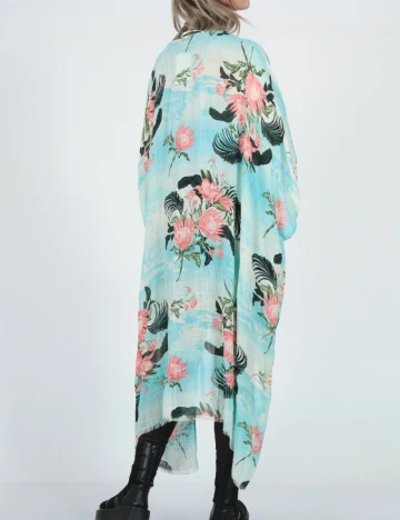 Kimono American Eagle, floral print Floral print