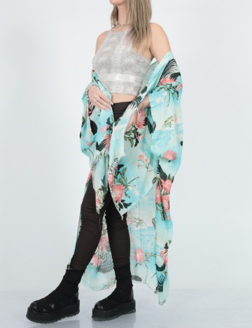 Kimono American Eagle, floral print