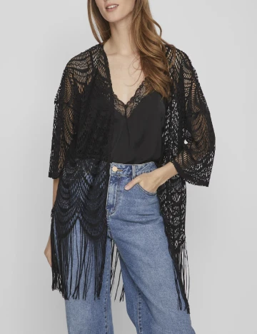 Kimono Vila, negru Negru