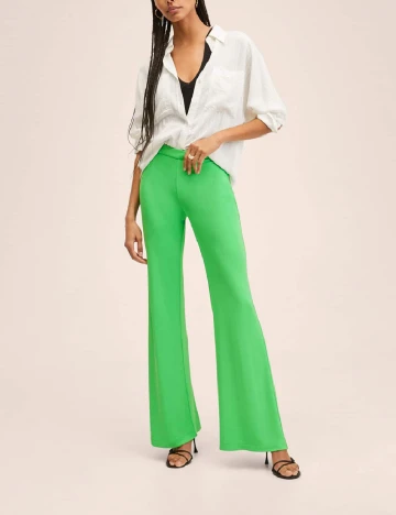 Pantaloni Mango, verde Verde