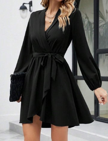 Rochie scurta Homeyee, negru