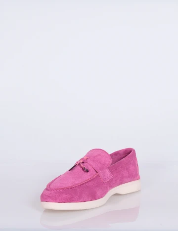 Mocasini SHEIN, magenta Mov