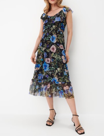 Rochie medie Mohito, floral