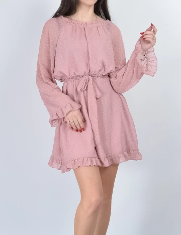 Rochie scurta SHEIN, roz, M
