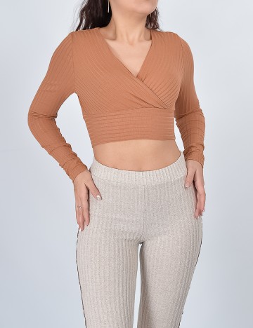 Top SHEIN, maro, S