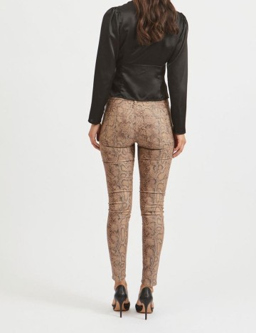 Pantaloni Vila, imprimeu sarpe, S/32