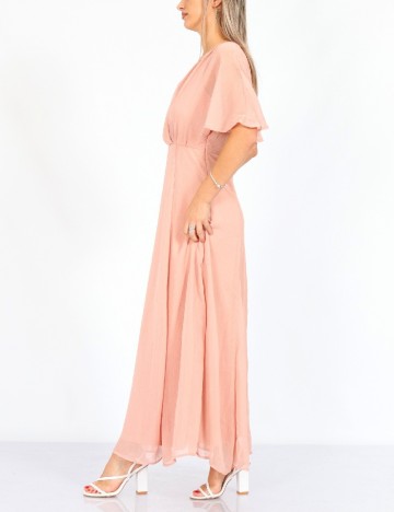 Rochie lunga Vila, roz, 34