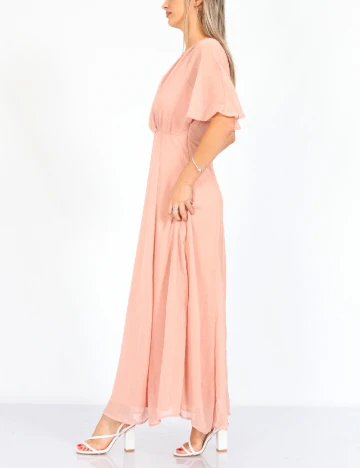 Rochie lunga Vila, roz, 34