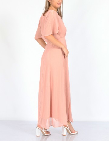 Rochie lunga Vila, roz, 34