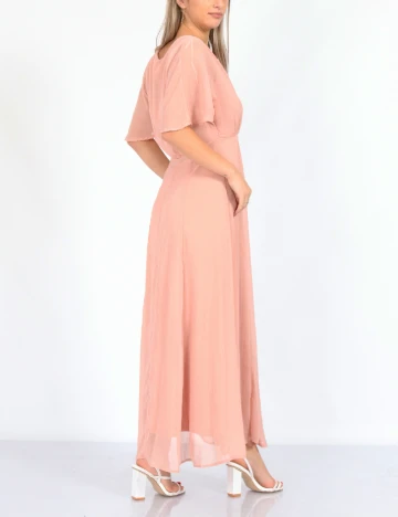 Rochie lunga Vila, roz, 34