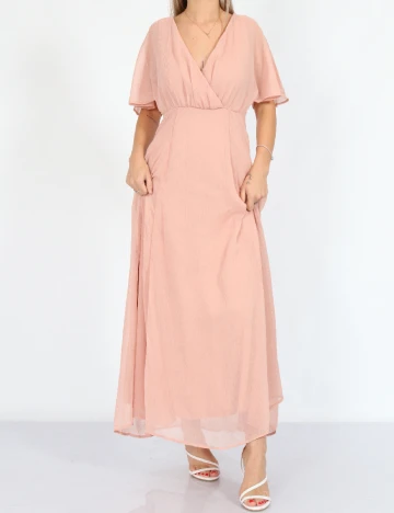 Rochie lunga Vila, roz, 34
