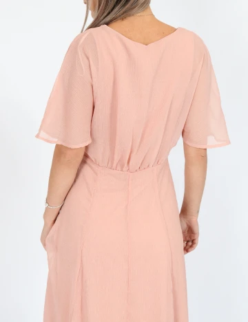 Rochie lunga Vila, roz, 34