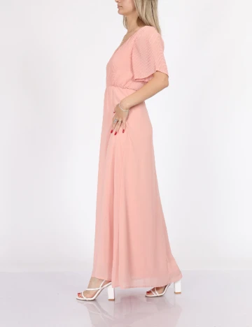 Rochie lunga Vila, roz, 38