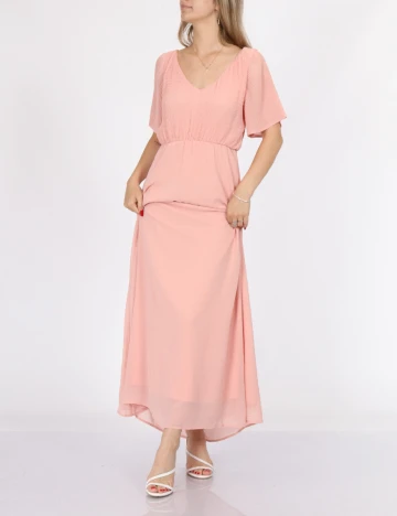 Rochie lunga Vila, roz, 38