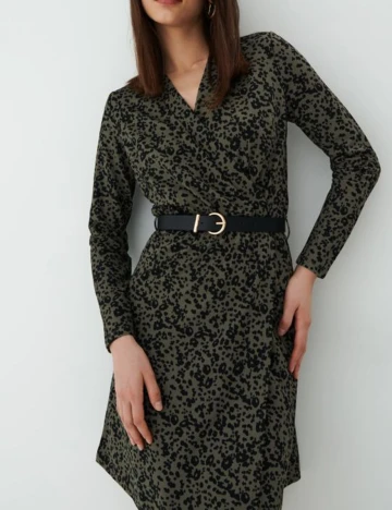 Rochie medie Mohito, verde, XL Verde