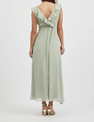 Rochie lunga Vila, verde, 40 Verde