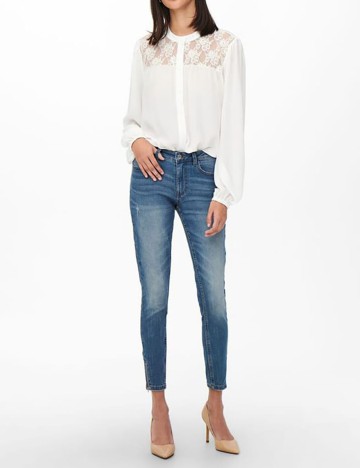 Blugi Jacqueline de Yong, albastru, S/34