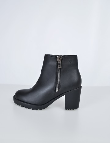 Botine Cleillin, negru, 38