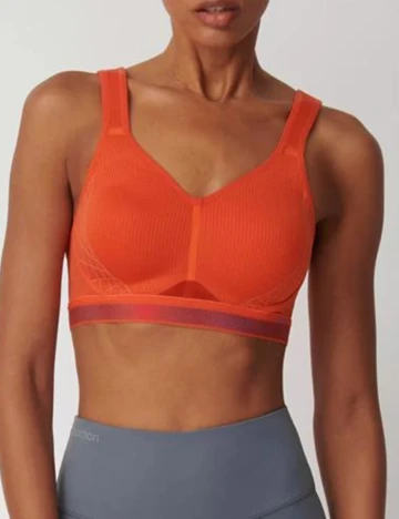 Bustiera Cardio Cloud Triumph, portocaliu, 80E