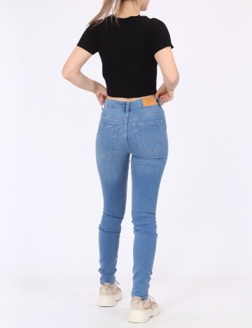 Blugi Jacqueline de Yong, albastru, S/36