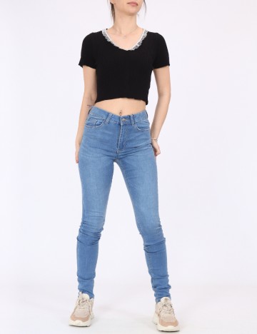Blugi Jacqueline de Yong, albastru, S/36