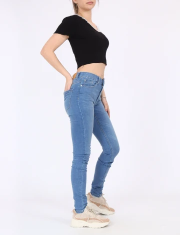 Blugi Jacqueline de Yong, albastru, S/36