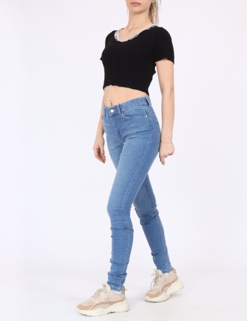
						Blugi Jacqueline de Yong, albastru, S/36