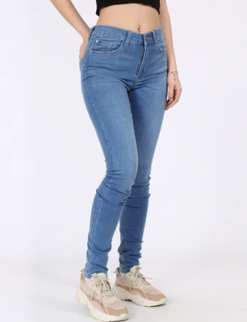 Blugi Jacqueline de Yong, albastru, S/36
