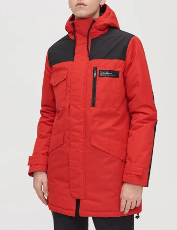 Geaca impermeabila CROPP, rosu, M