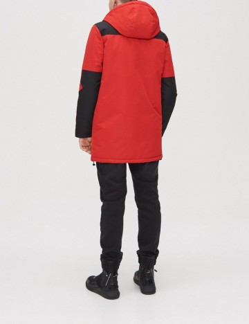 Geaca impermeabila CROPP, rosu, M