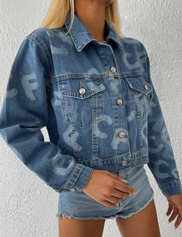 Jacheta Veto Jeans, albastru, M