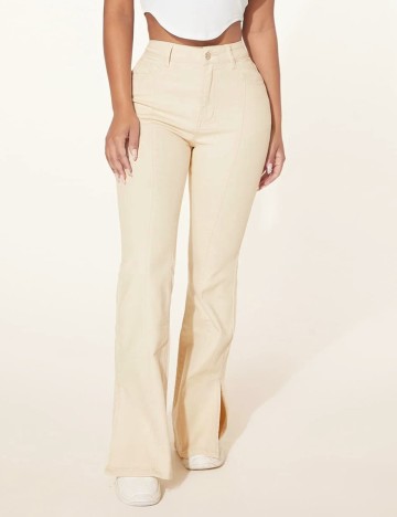 Blugi SHEIN, crem, M