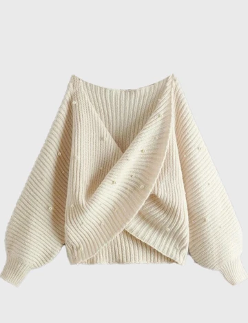 Bluza Shein Kids, crem, 9-10 ANI Crem