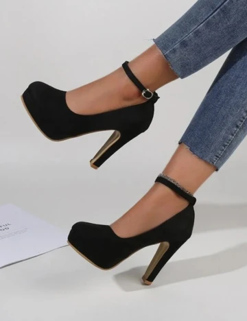 Pantofi SHEIN, negru, 40 Negru