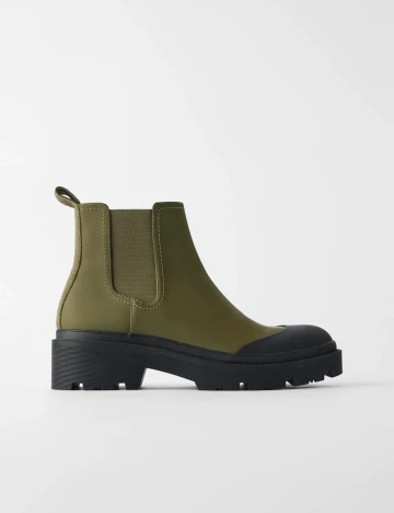Ghete Zara, verde, 36