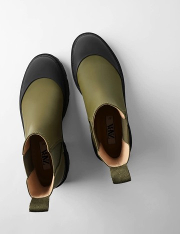 Ghete Zara, verde, 36