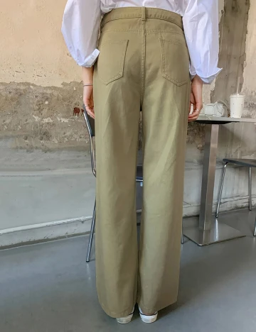 Pantaloni Dazy, kaki, S Verde