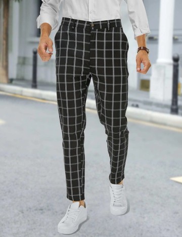 Pantaloni SHEIN, negru, XXL