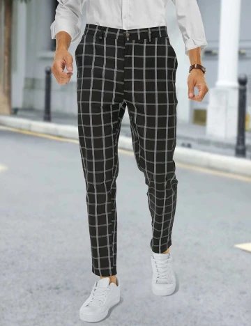 Pantaloni SHEIN, negru, XXL
