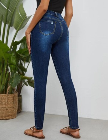 Blugi SHEIN, bleumarin, L