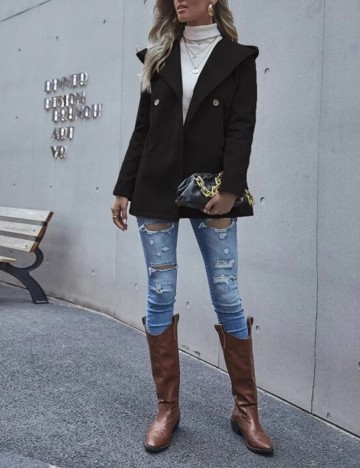 Palton SHEIN, negru, M