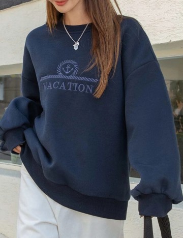 Bluza SHEIN, bleumarin, M