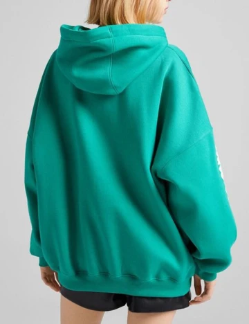 Hanorac Bershka, verde, XS