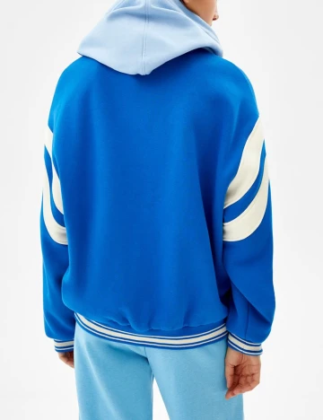 Jacheta Bershka, albastru, XS