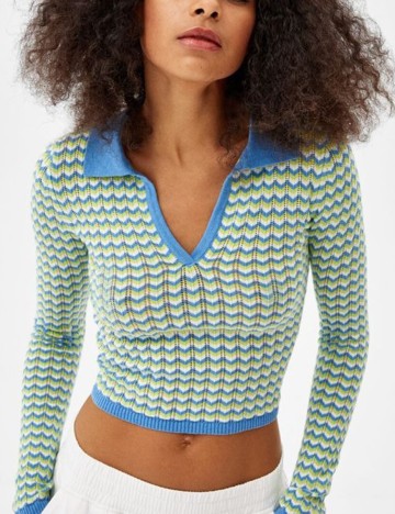 
						Top Bershka, mix culori, XS